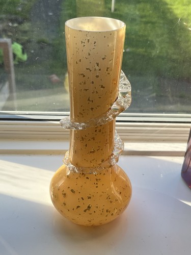 Victorian glass vase - glass,