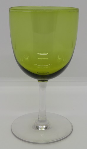 Lime green glass vintage