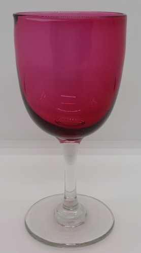 Cranberry pink glass vintage
