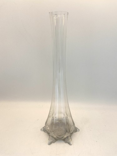 Antique glass vase belgium - antique,