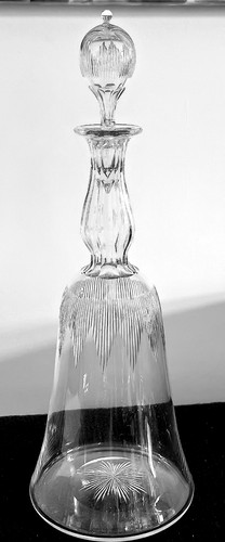Antique glass decanter art - antique,