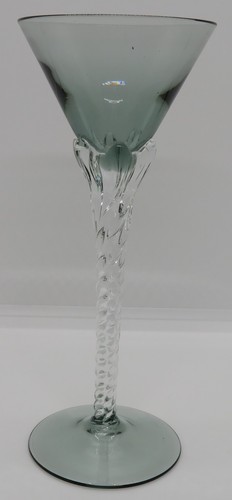 Smokey grey glass - , vintage