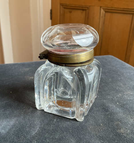 Antique ink well art - well,
