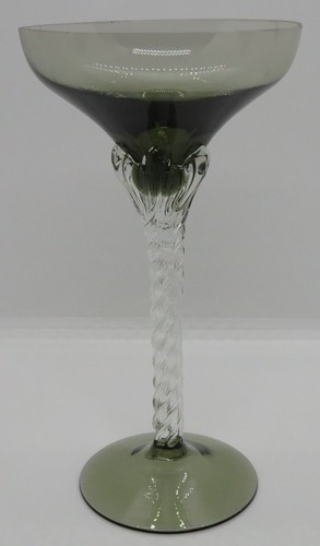 Smokey grey glass - vintage, art