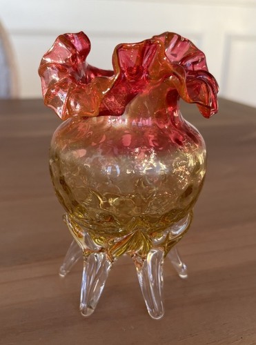 Victorian amberina art glass - victorian,