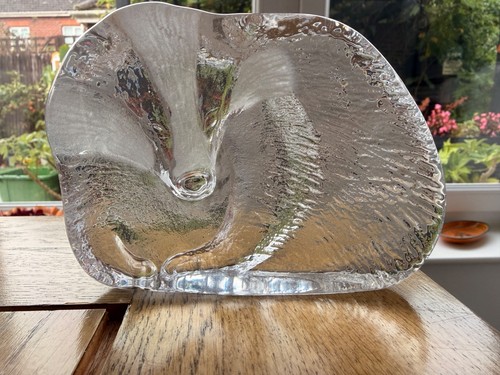 Mats jonasson signed - signed, glass