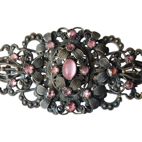 Vintage czech floral filigree - vintage,