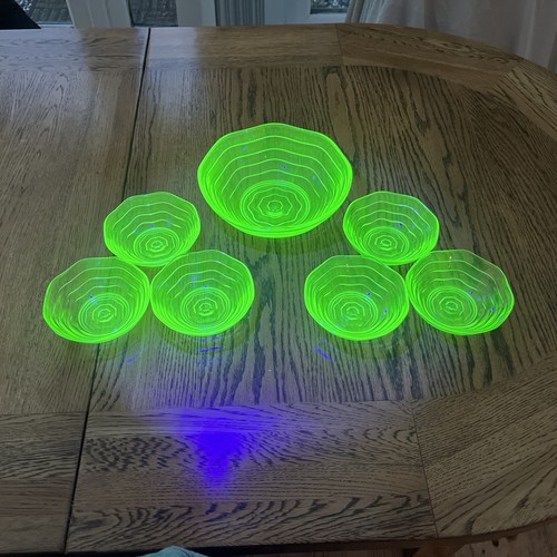 Set art deco green - set, of
