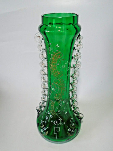 Antique bohemian green - antique, glass