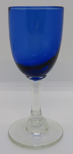 Blue glass vintage victorian - vintage,