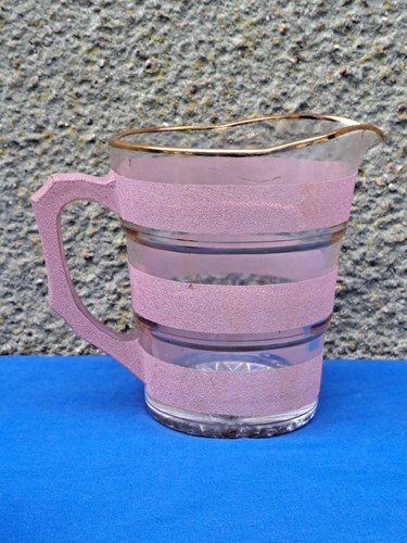 Antique art deco pink striped - antique,